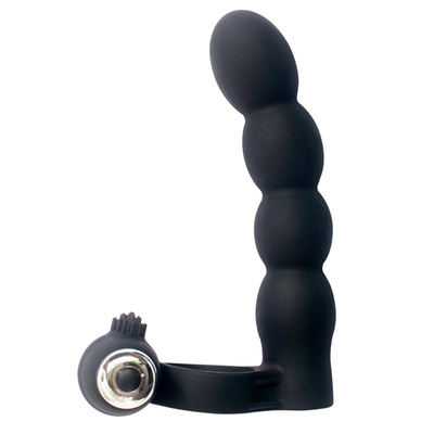 Anal Plug Scrotum Ring Drop Sex Toys Vibrating Tail Anus Plug Per Donne Connesso al Penis Anello Anale Butt Plug Bullet