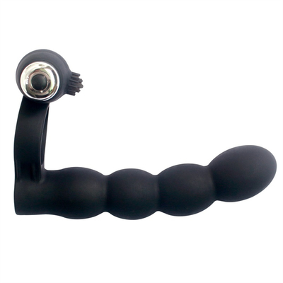 Anal Plug Scrotum Ring Drop Sex Toys Vibrating Tail Anus Plug Per Donne Connesso al Penis Anello Anale Butt Plug Bullet