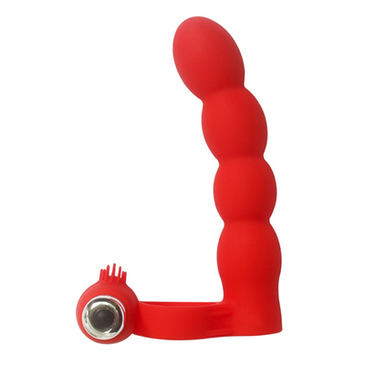 Anal Plug Scrotum Ring Drop Sex Toys Vibrating Tail Anus Plug Per Donne Connesso al Penis Anello Anale Butt Plug Bullet