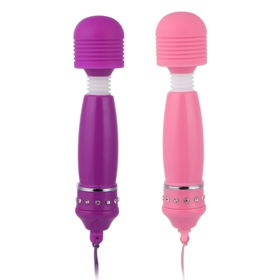 Vibratori per massaggi sessuali donne con giocattoli vaginali vibranti Av Vibratore con diamanti di plastica per donne amore sessuale