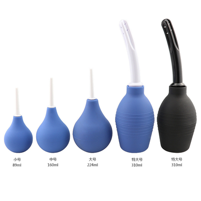 Grandi siringhe rettali Acque di scarico anale Silicone doccia Enema Colon Cleaning Guy Anal Cleaner