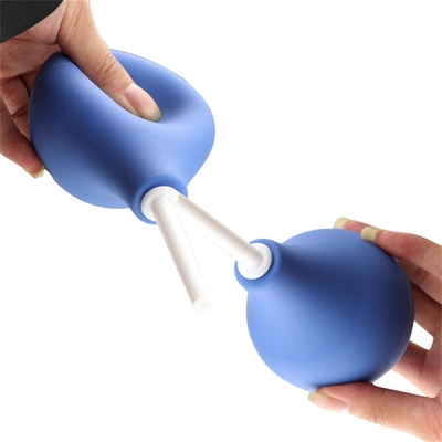Grandi siringhe rettali Acque di scarico anale Silicone doccia Enema Colon Cleaning Guy Anal Cleaner