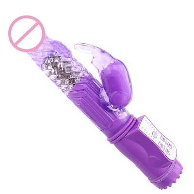 Vibratore di coniglio rotabile Grande dildo vibrante Sex Toys Dildo per donne