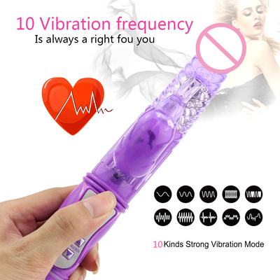 Vibratore di coniglio rotabile Grande dildo vibrante Sex Toys Dildo per donne