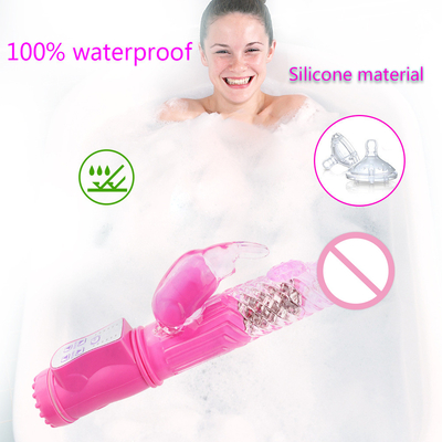 Vibratore di coniglio rotabile Grande dildo vibrante Sex Toys Dildo per donne