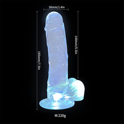 Vendita a caldo Grande dimensione di plastica Dildo economico e colorato TPE Realistic enorme pene artificiale per le donne Sex toy pene per le donne