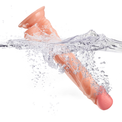 Vendita calda Sex Toy pene artificiale grande dildo di plastica per donne