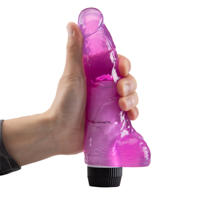 Corpo sicuro vero pene vibrante giocattoli sessuali dildo elettrico per donne