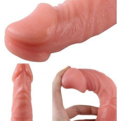 Vibratore di pene TPE senza passo pene artificiale per donna