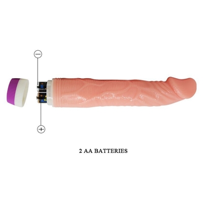 Vibratore di pene TPE senza passo pene artificiale per donna