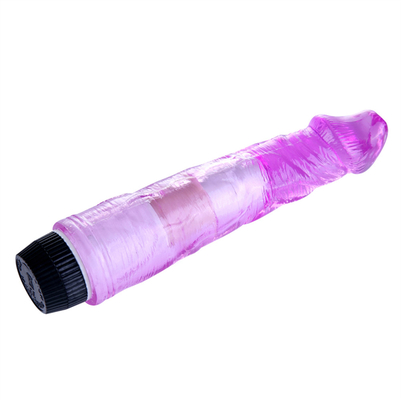Vibratore di pene TPE senza passo pene artificiale per donna