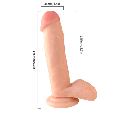 2023 americano Hot-selling PVC enorme realistico dildo con potente succhiabagno Glance reale e testicoli sollevati vaginale G-spot An