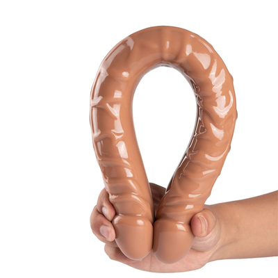 Jellies-Realistic Double Dong Adult Dildo Sex Toys per lesbiche impermeabile flessibile Dildo per donne vaginale G-spot e An