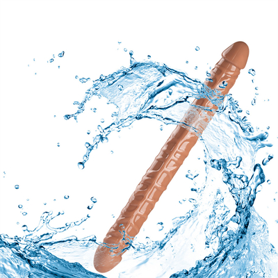 Jellies-Realistic Double Dong Adult Dildo Sex Toys per lesbiche impermeabile flessibile Dildo per donne vaginale G-spot e An