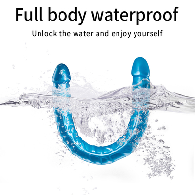 Jellies-Realistic Double Dong Adult Dildo Sex Toys per lesbiche impermeabile flessibile Dildo per donne vaginale G-spot e An