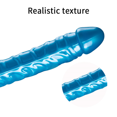 Jellies-Realistic Double Dong Adult Dildo Sex Toys per lesbiche impermeabile flessibile Dildo per donne vaginale G-spot e An