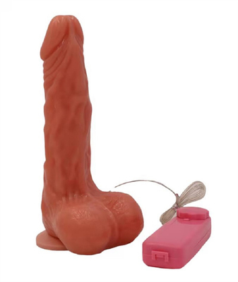 Realistic Dildo Body Safe Material Lifelike Immenso Penis Cock con forte Suction Cup Dildo Vibratore con riscaldamento