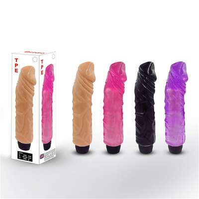 22 cm (8,66 pollici) Dildo Vibratore naturale sensazione all'ingrosso Prezzo economico Vibrazione sessuale Dildo vendita calda Vibrazioni realistiche