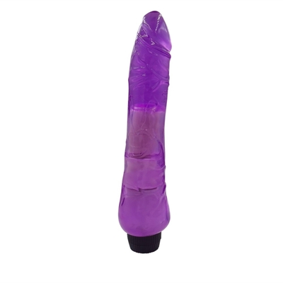 Stimolante del clitoride a punto G Vibratore di gelatina di silicone Dildo per donne