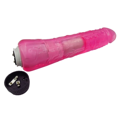 Stimolante del clitoride a punto G Vibratore di gelatina di silicone Dildo per donne