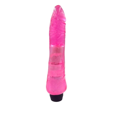 Stimolante del clitoride a punto G Vibratore di gelatina di silicone Dildo per donne