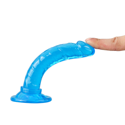 Fabbrica all'ingrosso giocattoli sessuali femminili silicone realistico dildo morbido piccolo