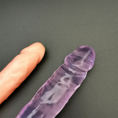 Gelatina Piccolo dildo Tazza di aspirazione Masturbazione femminile Realistic Penis G-spot Orgasmo Anale Plug Sex Toys per donne Prodotti per adulti