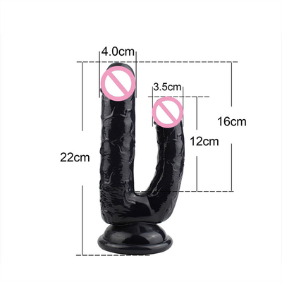 Nuovo prodotto giocattoli sessuali per adulti funghi dildo a doppia testa per donne