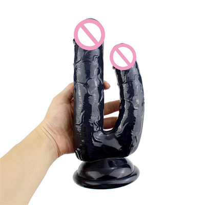 Nuovo prodotto giocattoli sessuali per adulti funghi dildo a doppia testa per donne