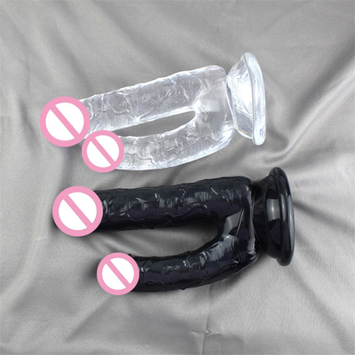 Nuovo prodotto giocattoli sessuali per adulti funghi dildo a doppia testa per donne