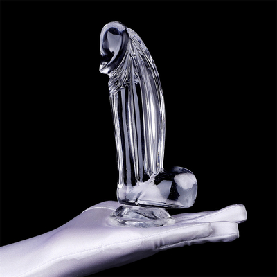 Dildos realistici Dildo trasparente con tazza di aspirazione giocattolo sessuale a mani libere gelatina Dildo materiale sicuro per il corpo e giocattoli sessuali per adulti per W