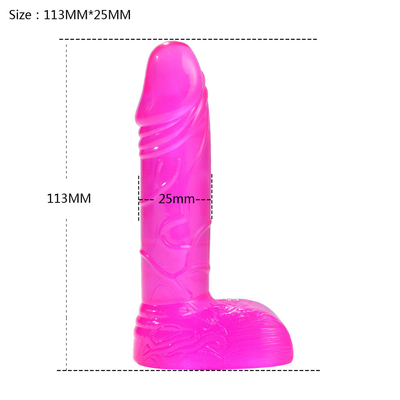 Realistic Mini Size 11cm Anal Dildo con Suction Cup Vagina Dildo Silicone Free Sample Prodotto sesso Maschio Dildo