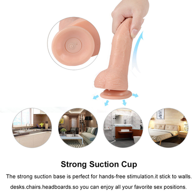 Penzi di silicone morbido dildo massaggio vaginale sesso forte succion cup strap on dildo vibratore giocattoli sessuali per donne