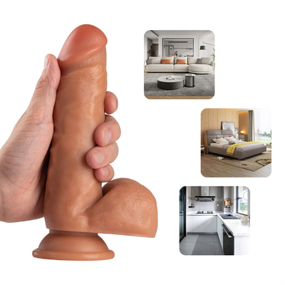 Produttore cinese negozio online 7.88x1.58 pollici giocattoli sessuali Super enorme pene morbido realistico silicone PVC dildo per donne