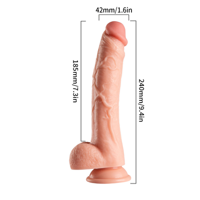 Dropship indossabile realistico Fake Penis Dick forte Suction Cup PVC lungo squirting dildo per donne