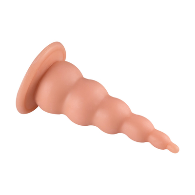 PVC Butt Plug Con Suction Cup Gay Prostata Massaggiatore Donne Masturbazione Soft Bead Per Anal Sex Toy