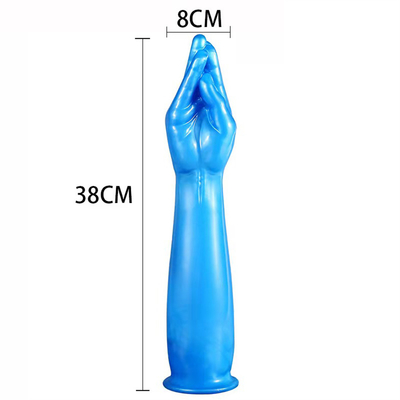 Super enorme simulazione pugno dildo mano tocco G-spot plug anale vaginale masturbazione Tpe suczione Tazza giocattoli sessuali per unisex Co