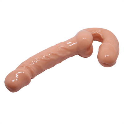 Dildo a doppia testa gelatina lunga realizzato fine flessibile grande pene per le donne masturbatore sex toys lesbica