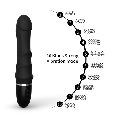 Giocattoli sessuali con clitoride G vibrante Dildo senza fili Giocattoli sessuali Massaggio con bacchetta per donne Vibratore vaginale