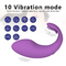 10 velocità carica USB telecomando dildo indossabile masturbazione mutandine vibratore per donna