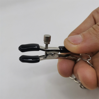 Fabbrica all'ingrosso per coppie di bendaggio gioco di sesso bocca aperta palla gag con pinza del capezzolo