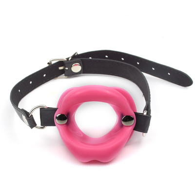 Big Lip Oral Ball Gag Bdsm Bondage Leather Bondage Restrizioni bocca aperta