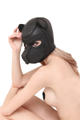 La maggior parte delle maschere da cane BDSM da schiavo giocattoli sessuali maschera da bdsm in lattice