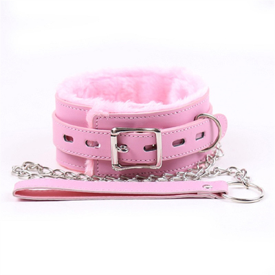 Cute donna del sesso rosa collare da cane largo 4 pollici