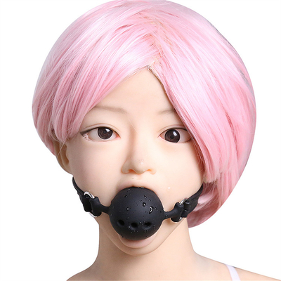 Balla di silicone, bocca respirante con cintura di silicone per il gioco per adulti