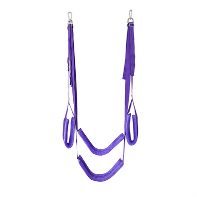 Swing sessuale in metallo con stent per treppiedi per coppie - Fetish bondage piacere mobili per adulti