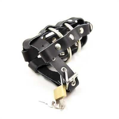 Prezzo economico cintura di dildo castità maschile cintura di castità bdsm