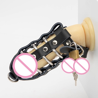 Prezzo economico cintura di dildo castità maschile cintura di castità bdsm