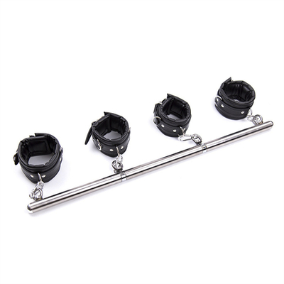 Bar del polso della caviglia Ritenuta di schiavitù Con collo Collare Fetish SM Gambe Manette Manette Manette Spreader Bar
