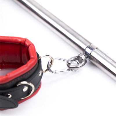Bar del polso della caviglia Ritenuta di schiavitù Con collo Collare Fetish SM Gambe Manette Manette Manette Spreader Bar